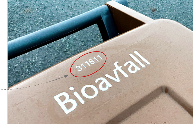 Bilete av topplokket til brun biodunk